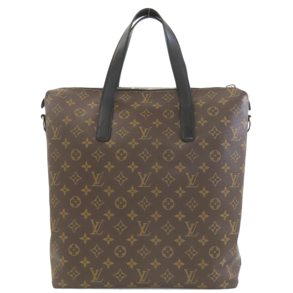 Louis Vuitton Brown Handbag Monogram Canvas Macassar